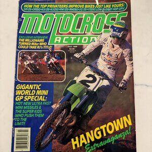 Motocross Action Magazine July 1988 Issue – Jeff Ward